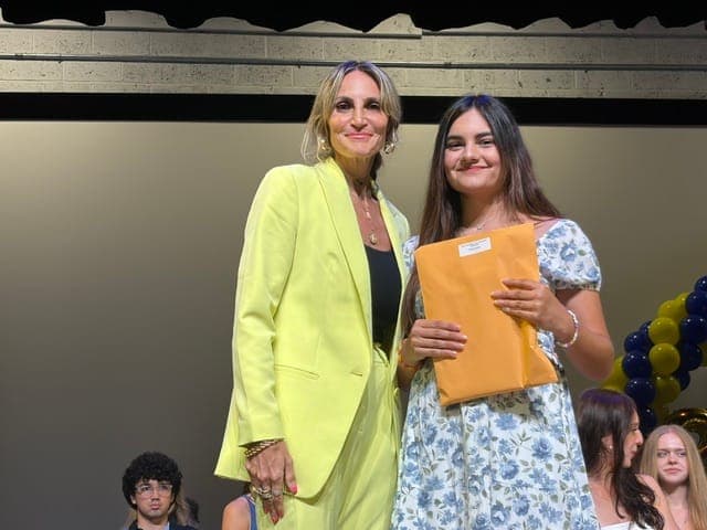 Brearley scholarship recipients are recognized during the school’s awards presentation.