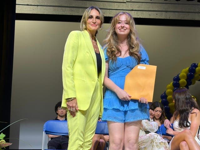 Brearley scholarship recipients are recognized during the school’s awards presentation.