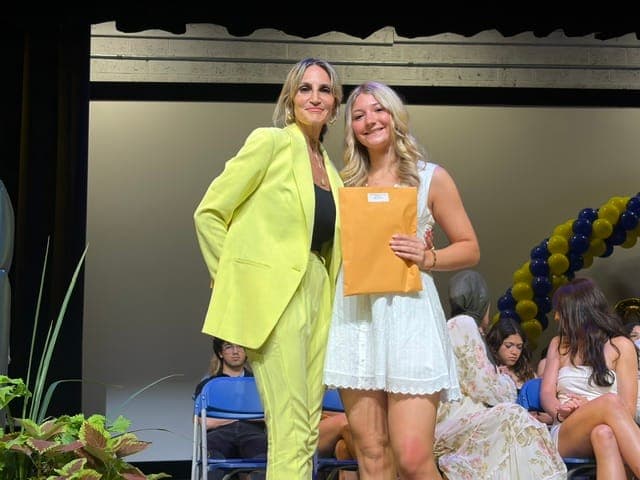 Brearley scholarship recipients are recognized during the school’s awards presentation.
