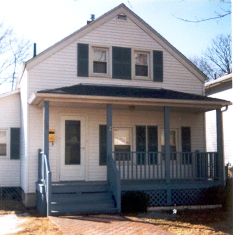 Boyd’s home at 715 Kingston Avenue, photographed in 2002. The house no longer stands.